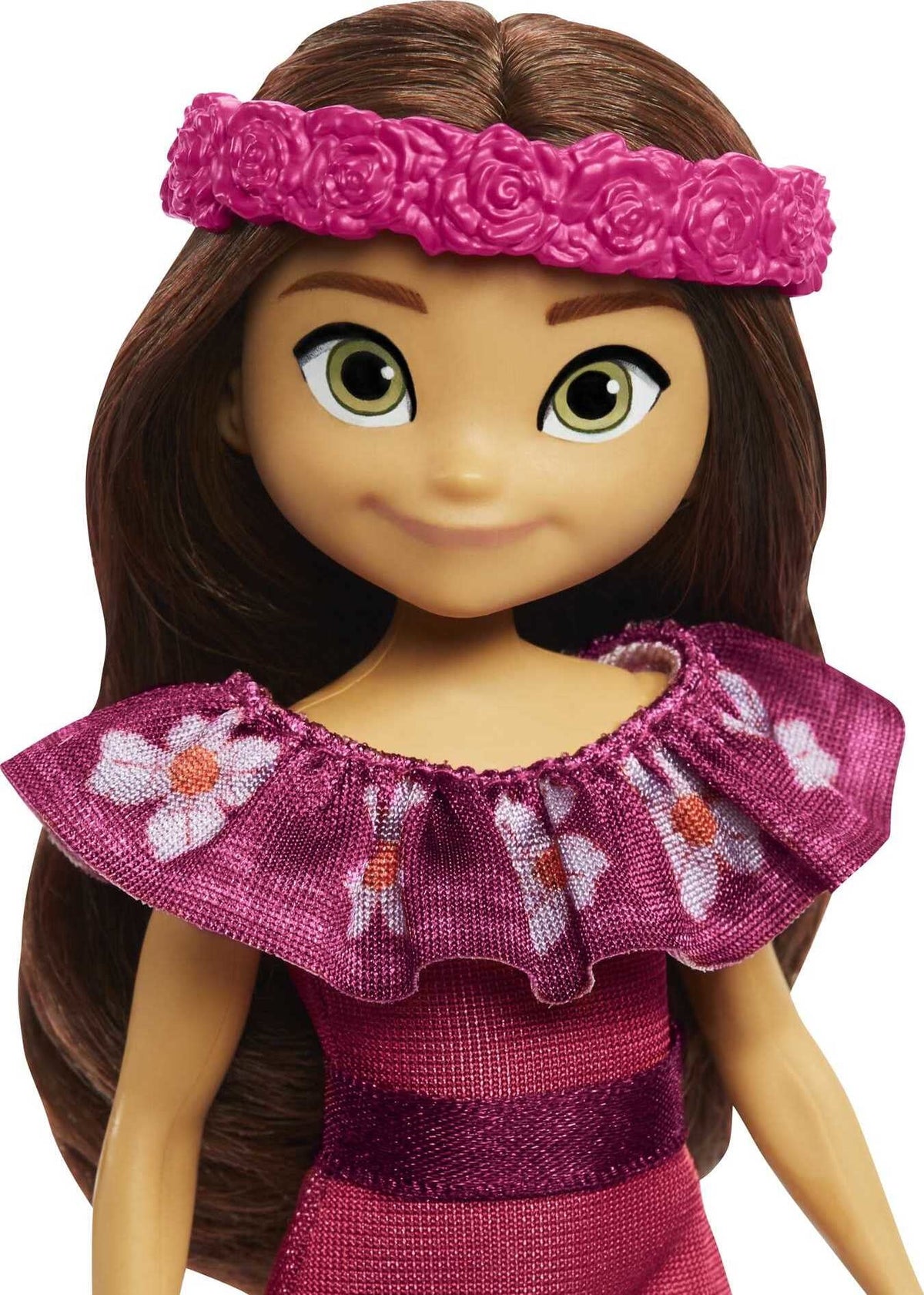 Lucky Doll with Dress, Floral Crown, Brush & Spirit Horse with Long Mane R286