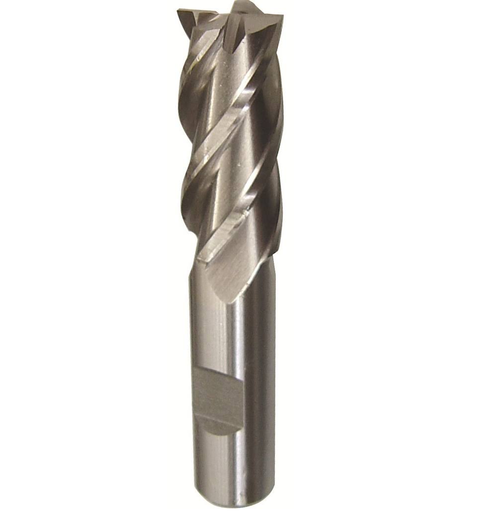 3/4x22 Carbide End Mill 4 Flute TiAlN Square A694