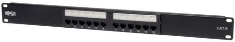 48-Port 2U Rackmount Cat6 110 Patch Panel RJ45 Ethernet Black A36468