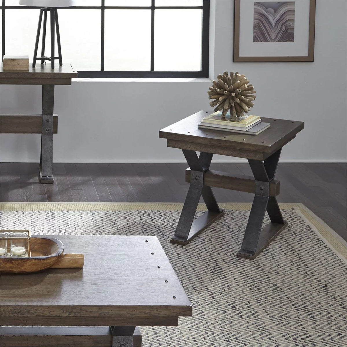 Light Brown End Table O280