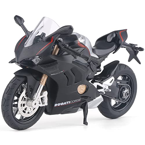 1:12 Scale Die Cast Motorcycle Model (Black) Q30085
