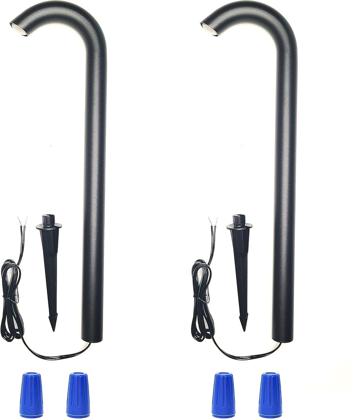 4-Pack Dark Brown 3 Watts Wired Low Voltage Path Light A5426