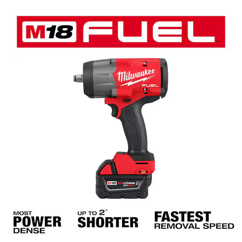 18V Brushless Cordless 1/2 in. Impact Wrench Kit and Impact Socket Set N2873