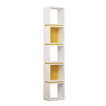 White Modern Bookcase N3744