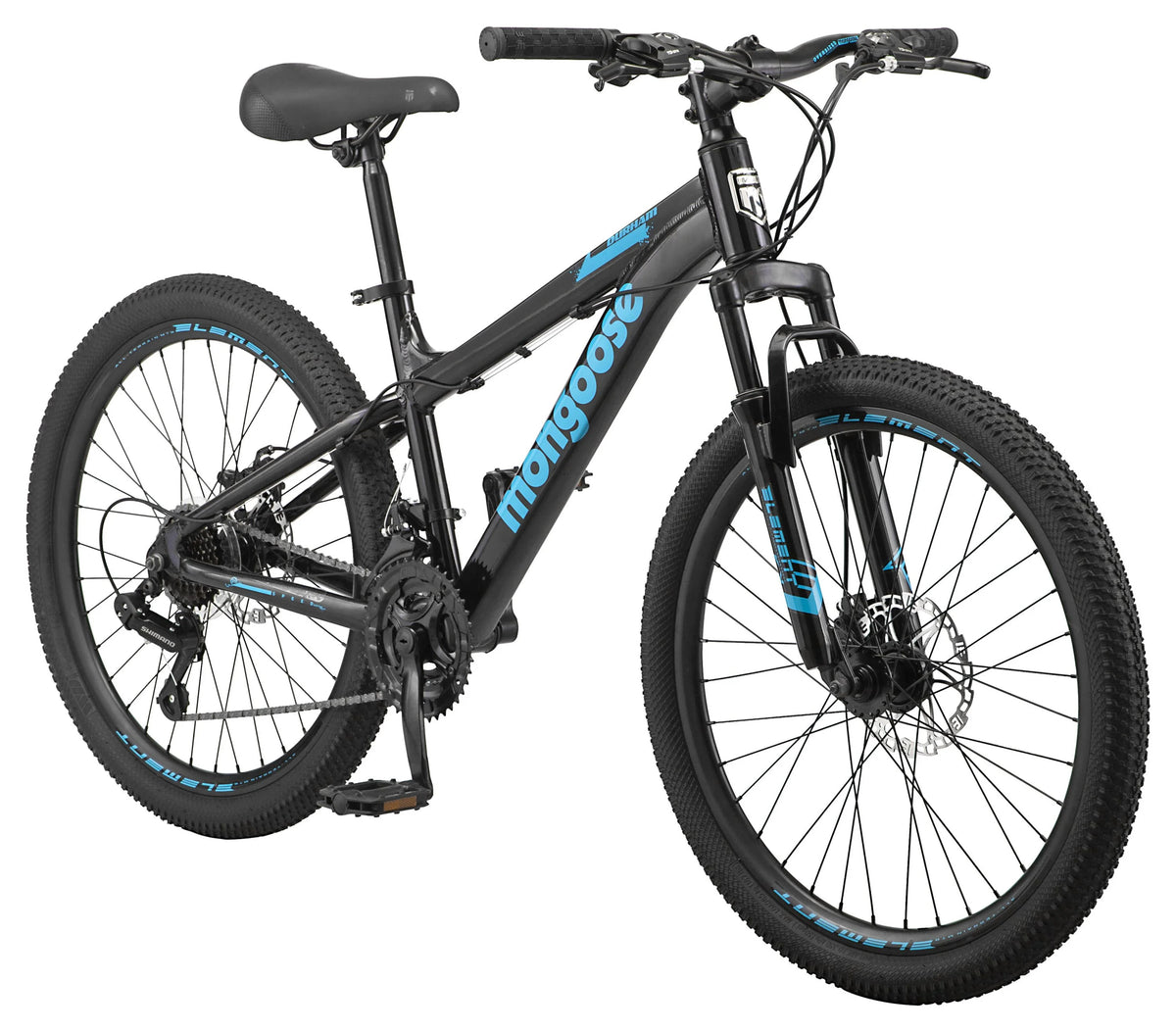 24-in. Black 21 Speeds Mountain Bike X7871