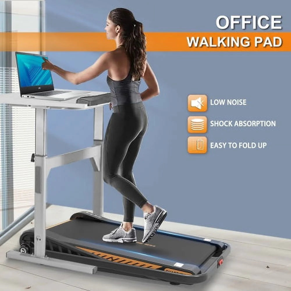 2 in 1 Foldable Under Desk Treadmill with Handlebar R51911