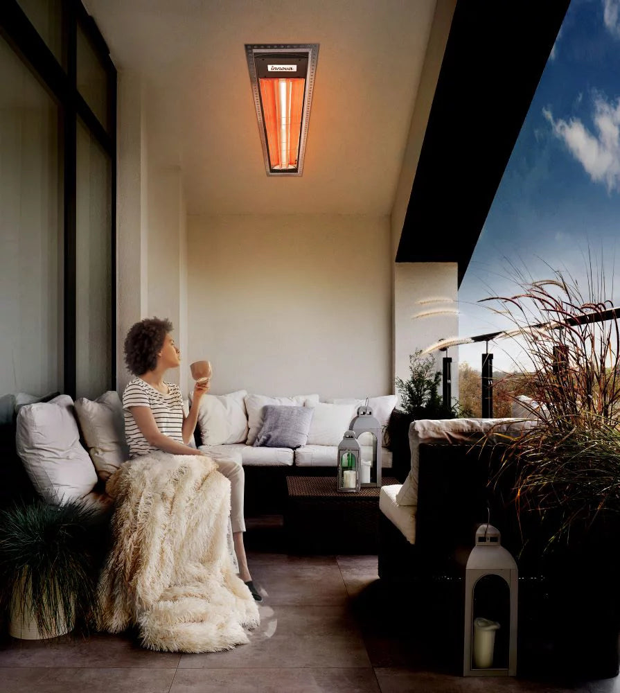 4000 Watt Electric Infrared Dual Element Heater Stainless Steel F431273