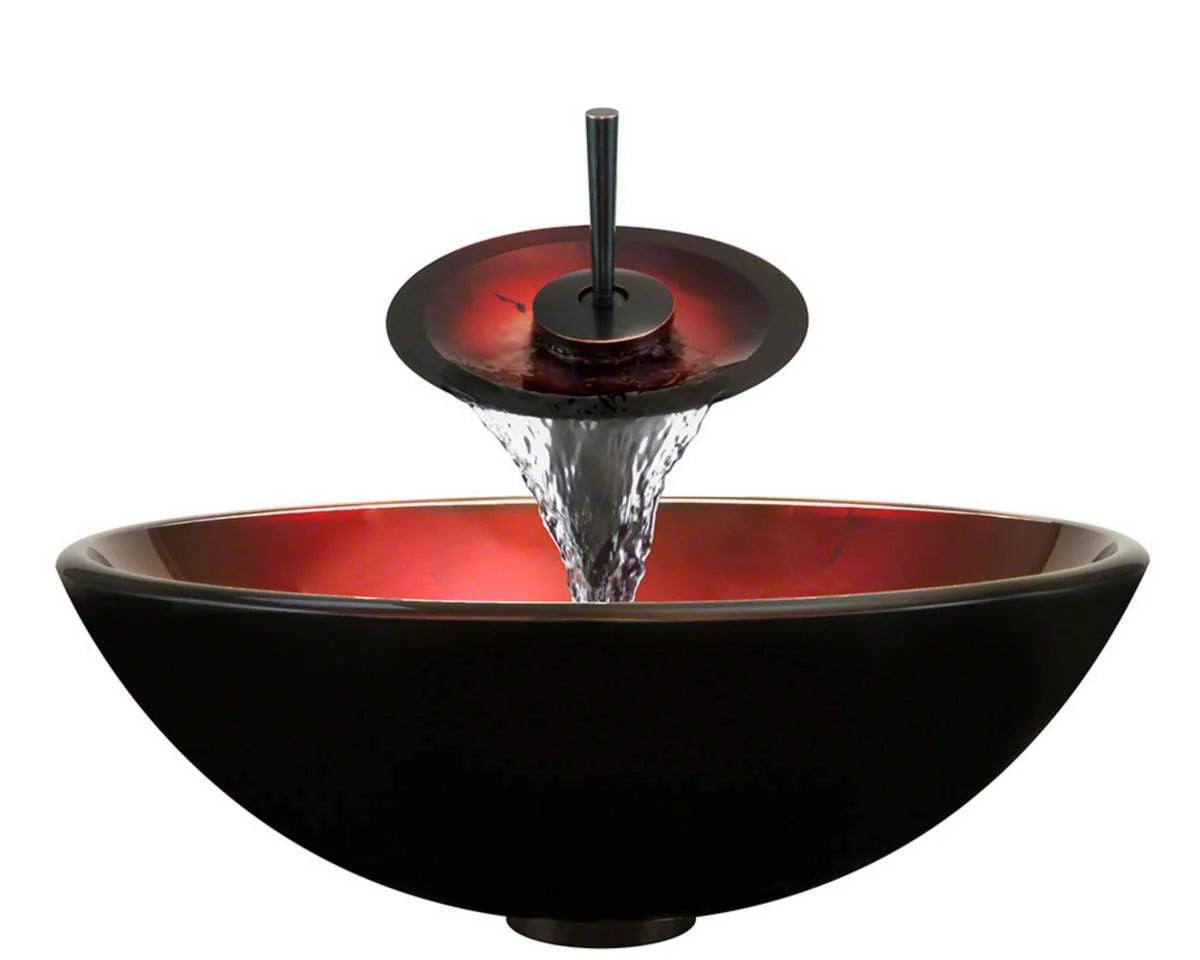 Bathroom Waterfall Faucet Ensemble S7667
