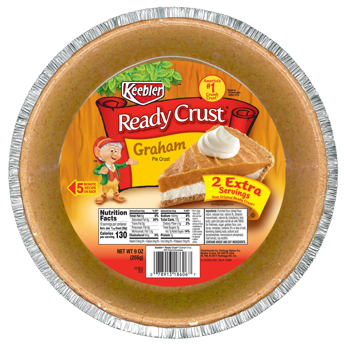 12 Packs 10 in Graham Pie Crust J97383