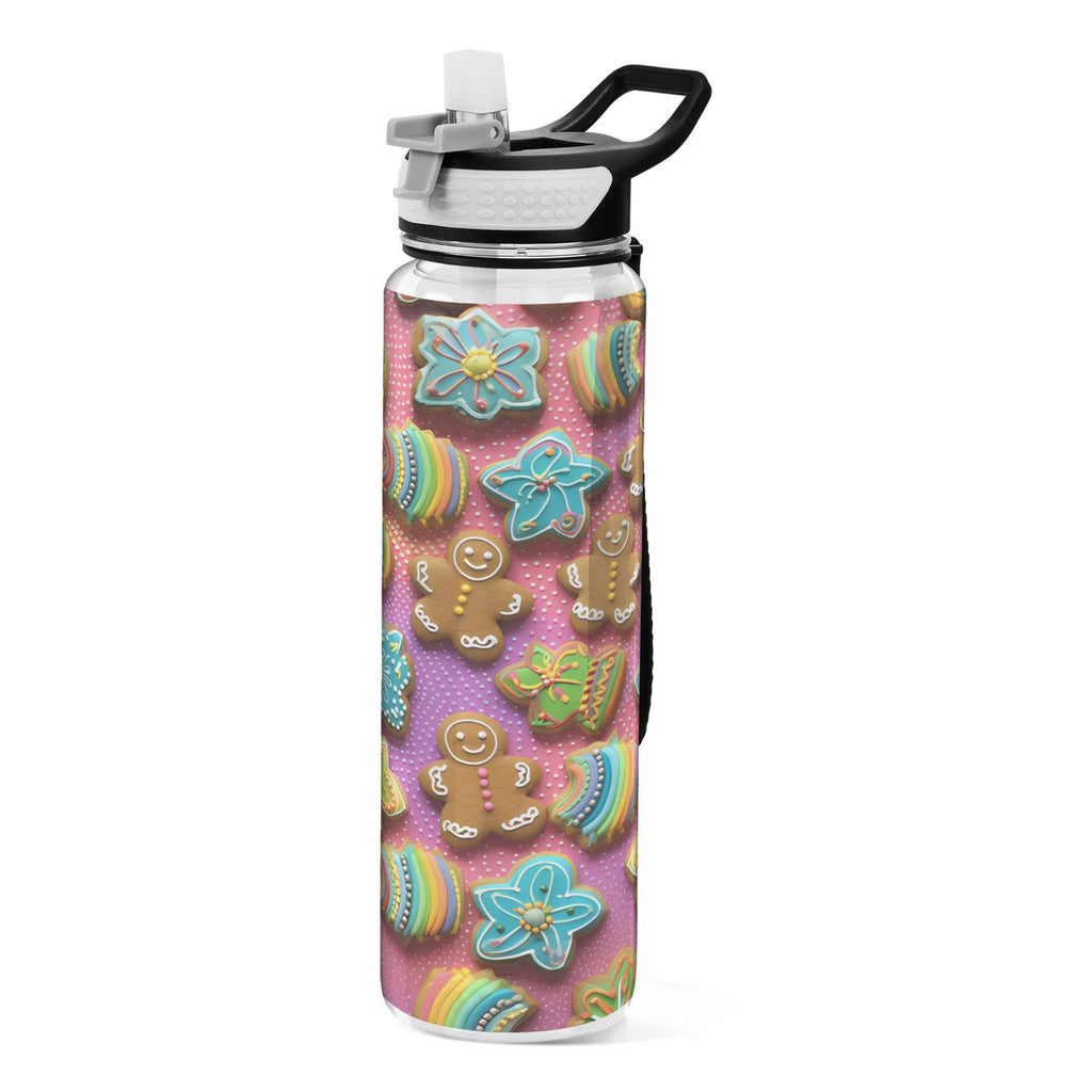 Pink 32oz Tritan Leakproof Sports Water Bottle with Straw L670524