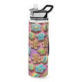 Pink 32oz Tritan Leakproof Sports Water Bottle with Straw L670524