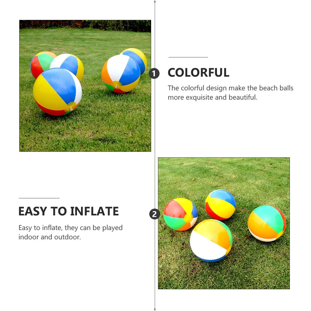3Pcs Inflatable Beach Ball Pool Water Toy D988