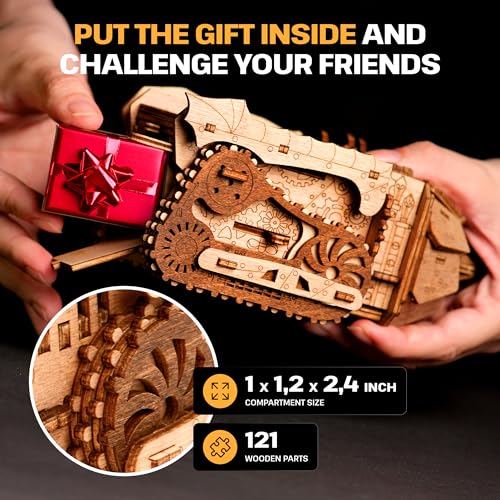 3D Wooden Puzzle Box S271