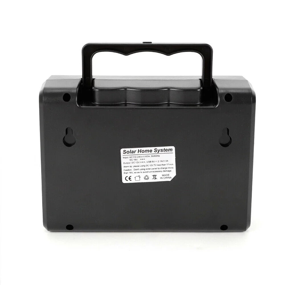 Portable Solar Generator with Solar Panel and LED Lights R945