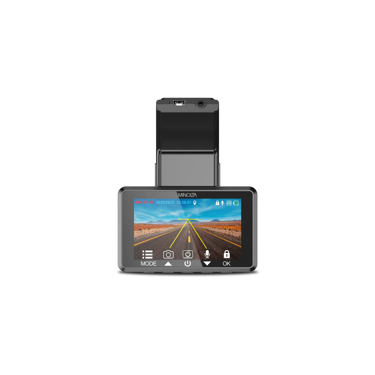 1080p Full HD Dash Camera with 3-Inch LCD Screen B901