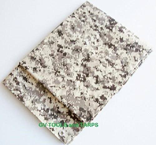 20 x 40 Desert Camo Poly Tarp with Grommets X494