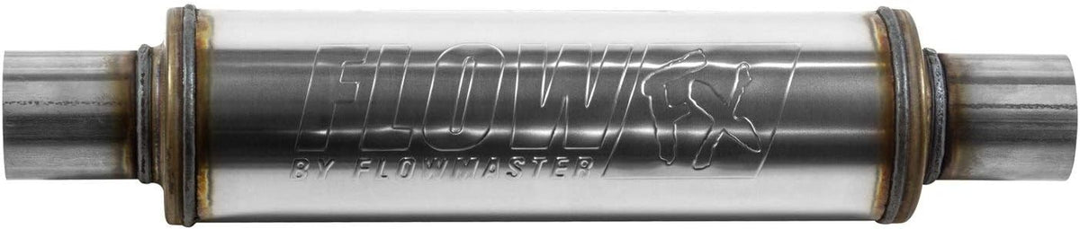 2.25" In/Out Round Brushed Muffler Pack of 2 D537818
