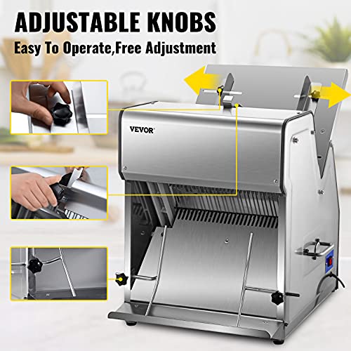300 Slices/Hour Commercial Conveyor Toaster, 2200W Stainless Steel Double Heating Tubes T3502