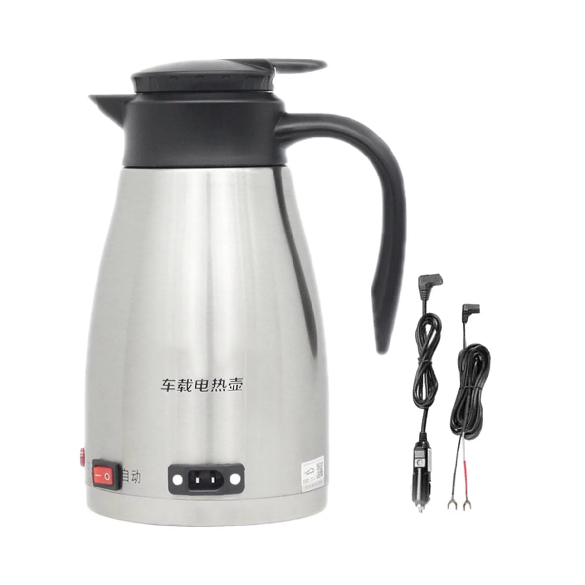 12V Stainless Steel Car Electric Kettle 1300ml U880442