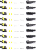 10 Kits 4 Pin Waterproof Electrical Connector Plug 2.5mm Terminals A631