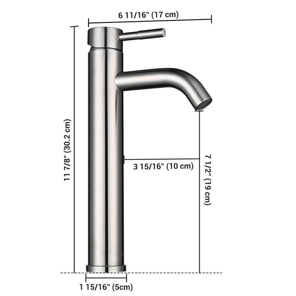 Single Handle Tall Vessel Faucet 2 Packs A89179