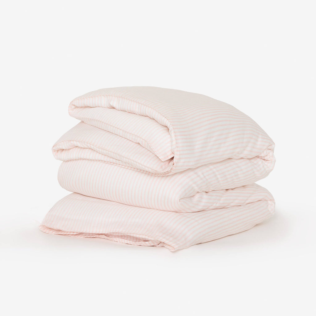 Eucalyptus Duvet Cover King/Cal King Blush Stripe A701506