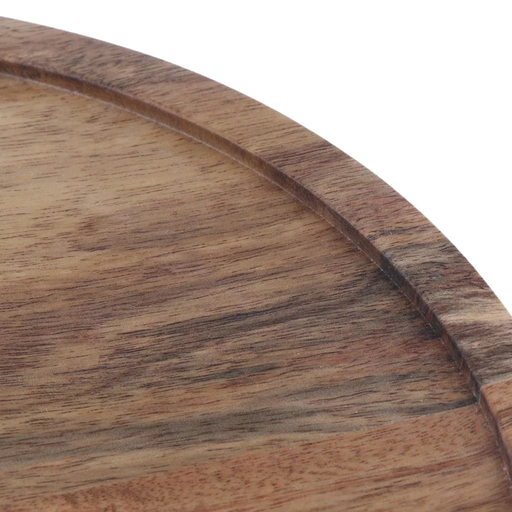 Wooden Rotating Cake Plate with Glass Lid F429