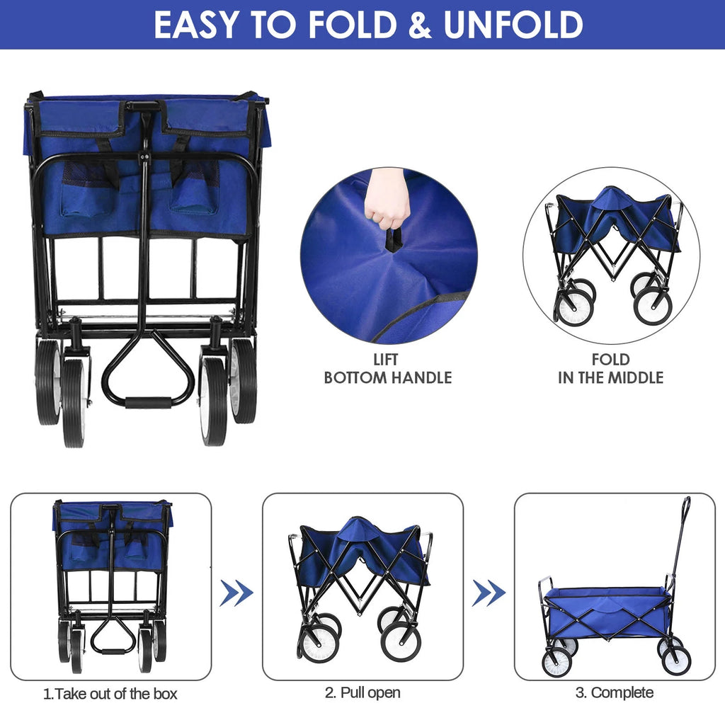 Collapsible Utility Wagon Cart Q1828
