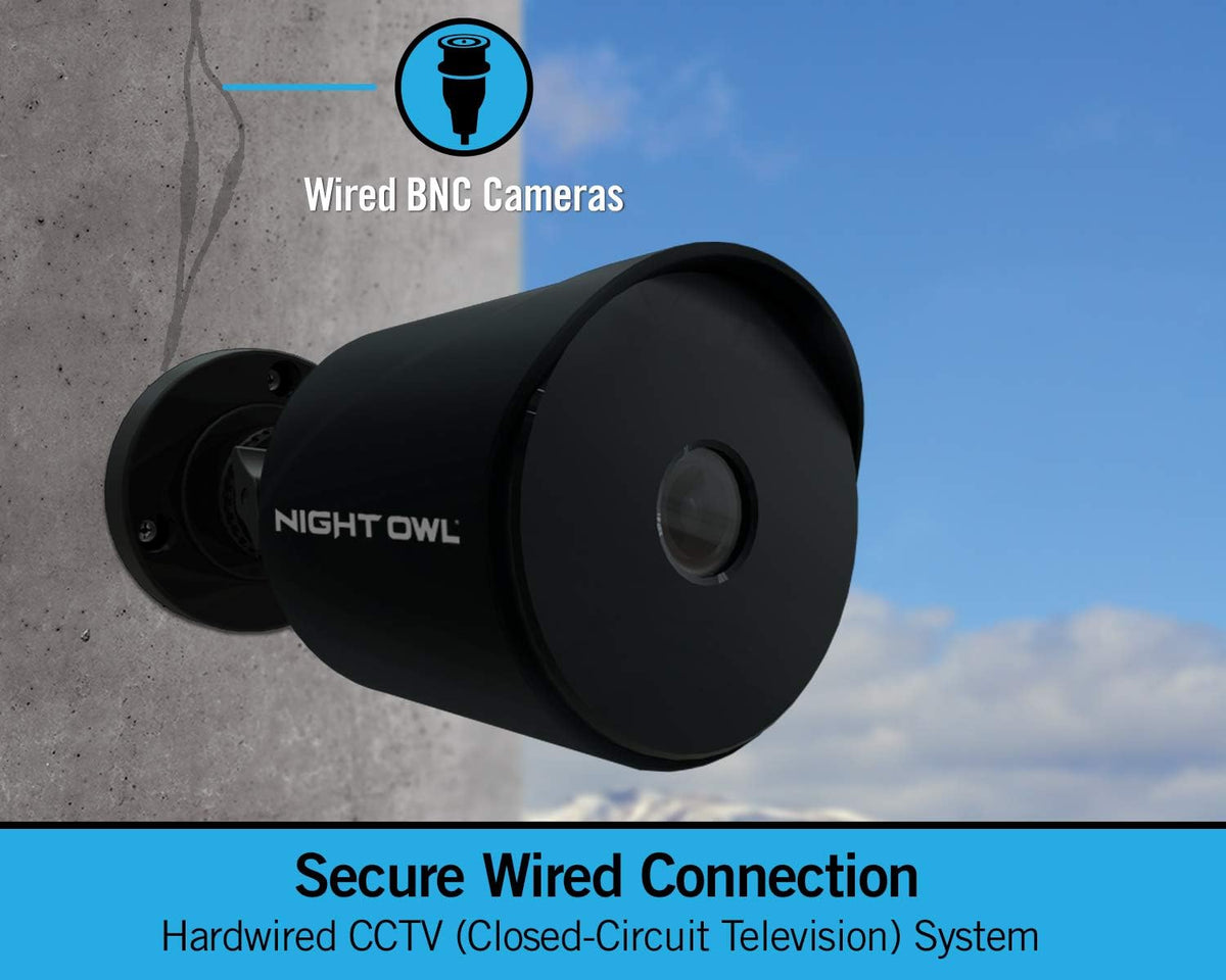 4 Wired 1080p HD Indoor/Outdoor Security Camera System with Night Vision and 1TB Hard Drive G8356