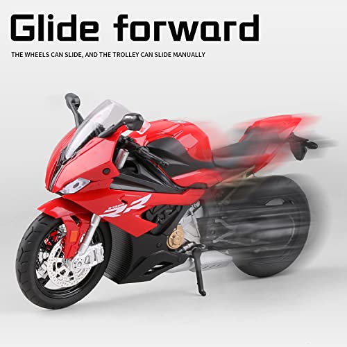 1:12 Scale Die Cast Motorcycle Model (Black) Q30085