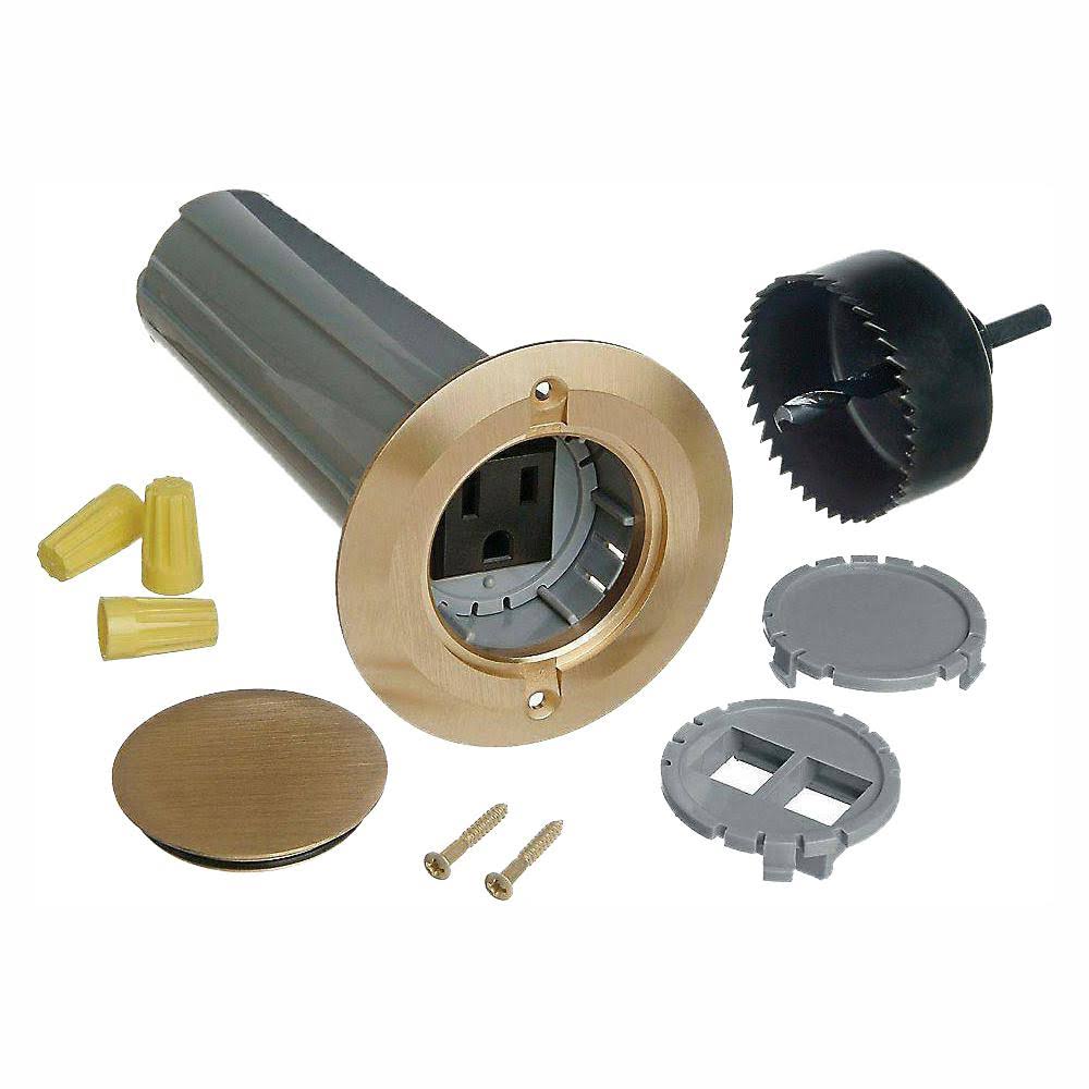11.8 Cu. in. Non-Metallic Drop-In Floor Box (Case of 5) R9901