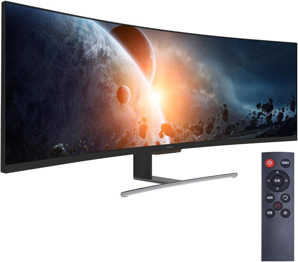 49-Inch Super Ultrawide 32:9 Curved Monitor, 144Hz HDR 3840x1080p Q774