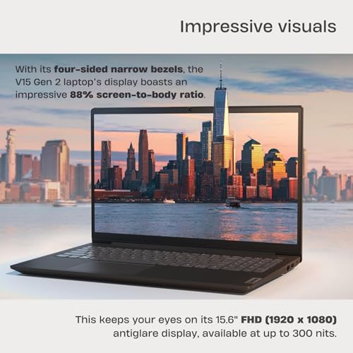 15.6" FHD Laptop, Intel Dual Core, 8GB RAM, 256GB SSD, Windows 11 Home, Black A886875