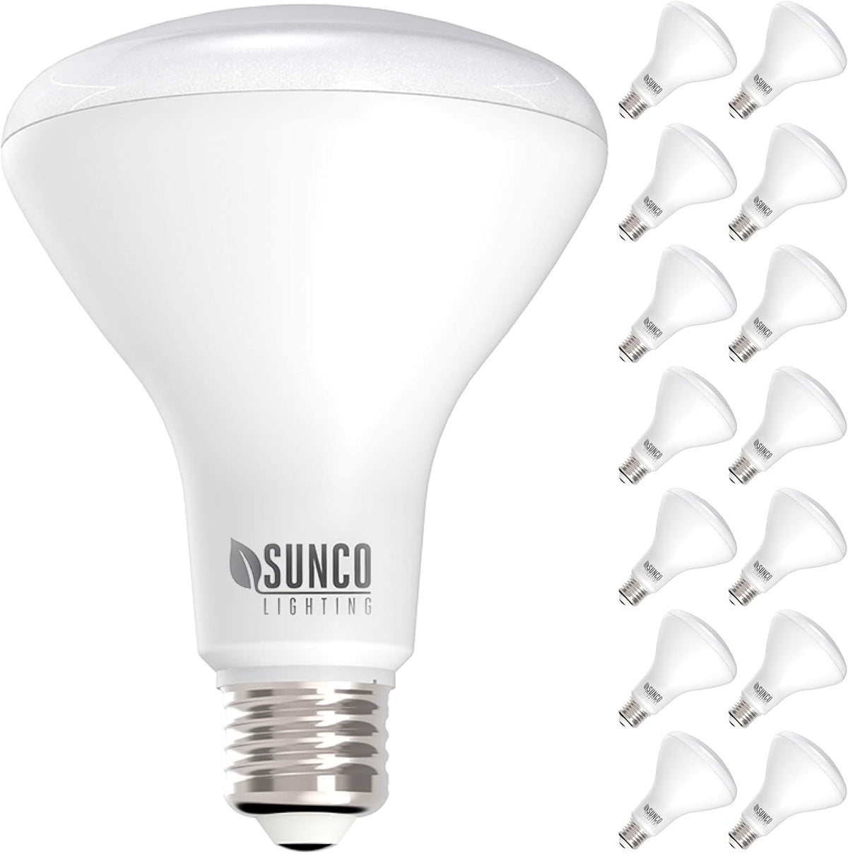14 Pack BR30 LED Bulbs, 5000K Daylight, 850 LM, E26 Base, Dimmable Recessed Can Light Bulbs T5849