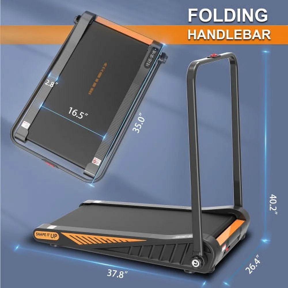 2 in 1 Foldable Under Desk Treadmill with Handlebar R51911