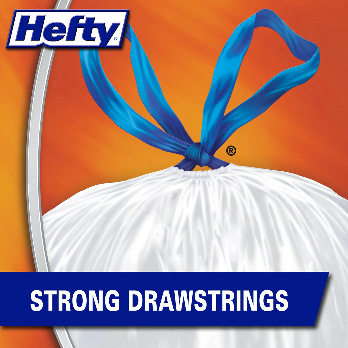 13 Gallon 90 Count Drawstring Trash Bags G2604