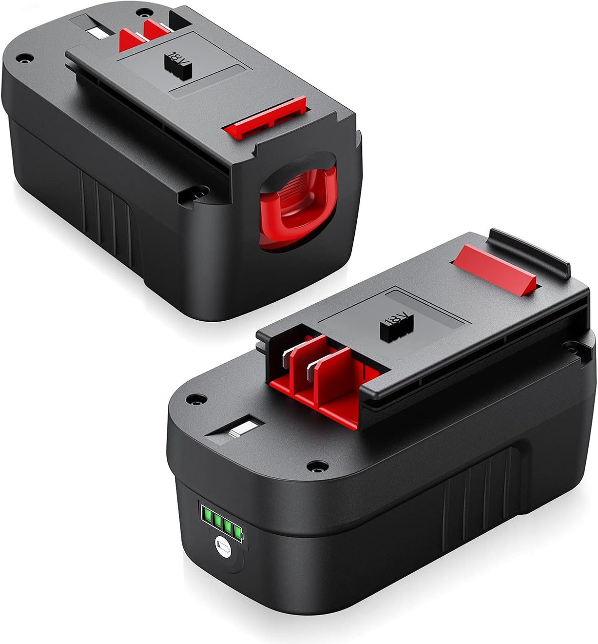 2 Pack 6.0Ah Lithium-Ion Replacement Battery for 18V Cordless Power Tools M54669