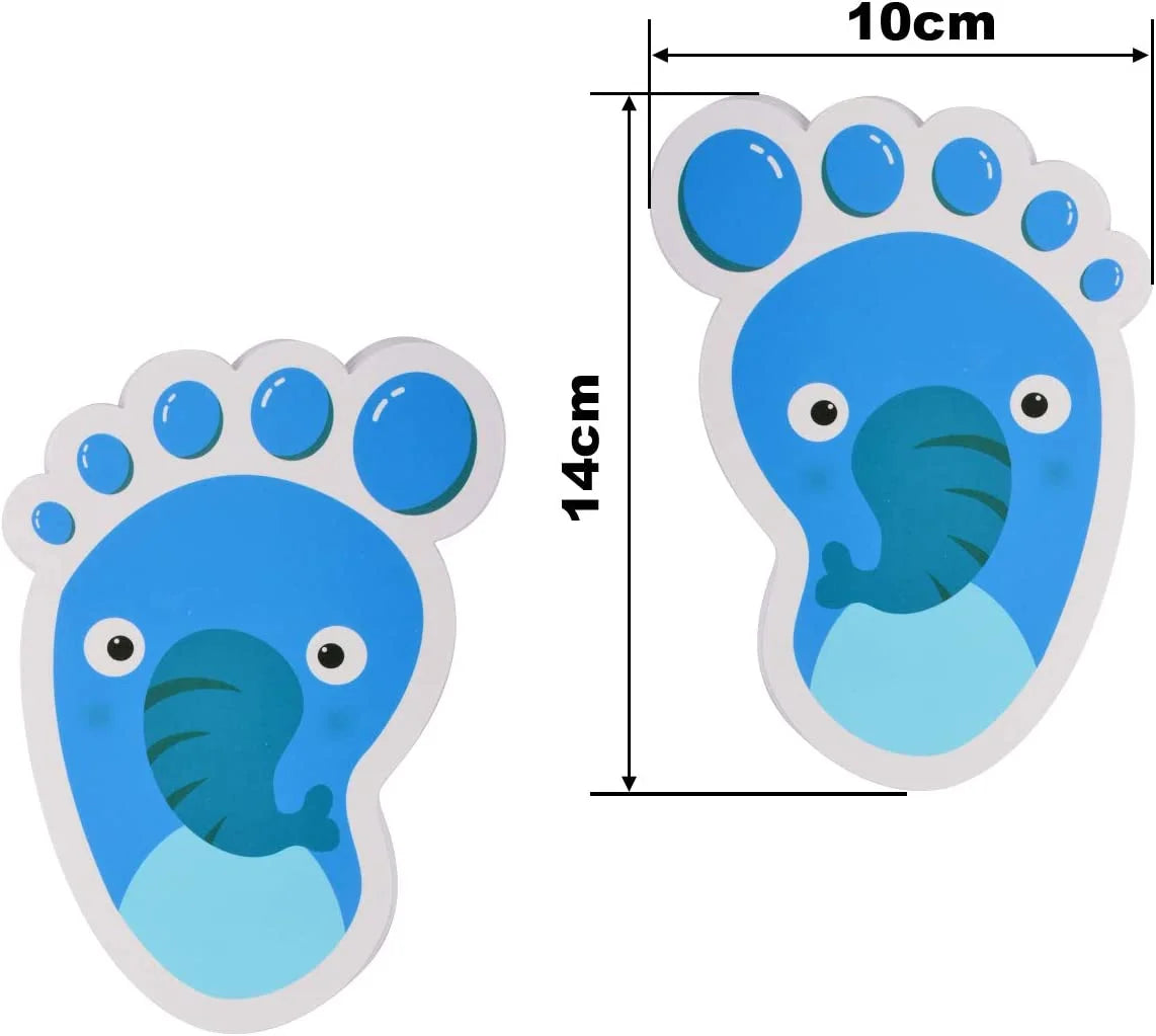 30 Pairs Self-Adhesive Floor Decals Footprint Stickers T694160