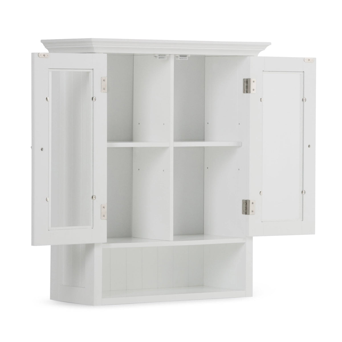 Pure White Double Door Wall Bath Cabinet R3454