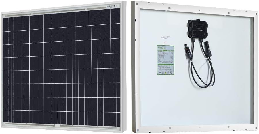 50 Watt 12 Volt Polycrystalline Portable Solar Panel Pack of 2 Y300