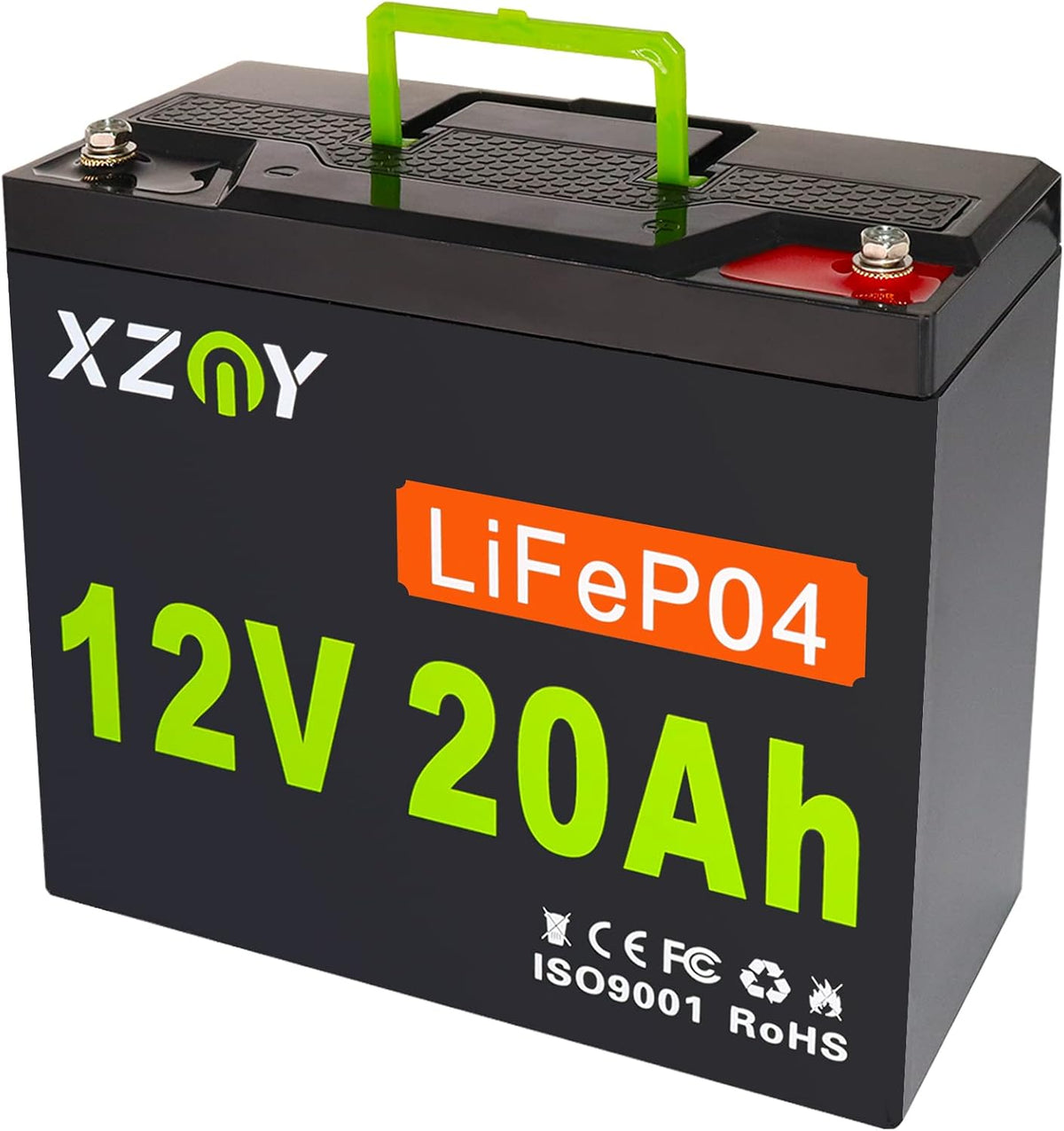 12V 20Ah LiFePO4 Battery with 20A BMS L4408