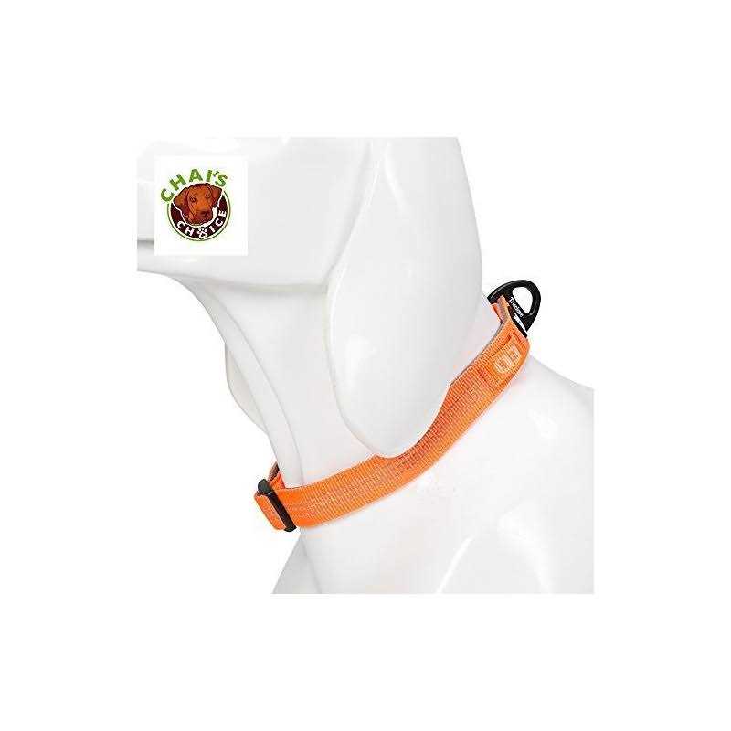 3M Reflective Dog Collar with Aluminum Leash Attachment O303741