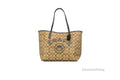 Varsity Khaki Amazon Green Multi Signature Canvas City Tote Bag C9625