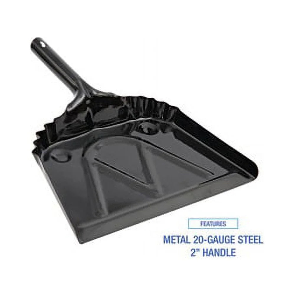 Black Metal Dust Pan P2704