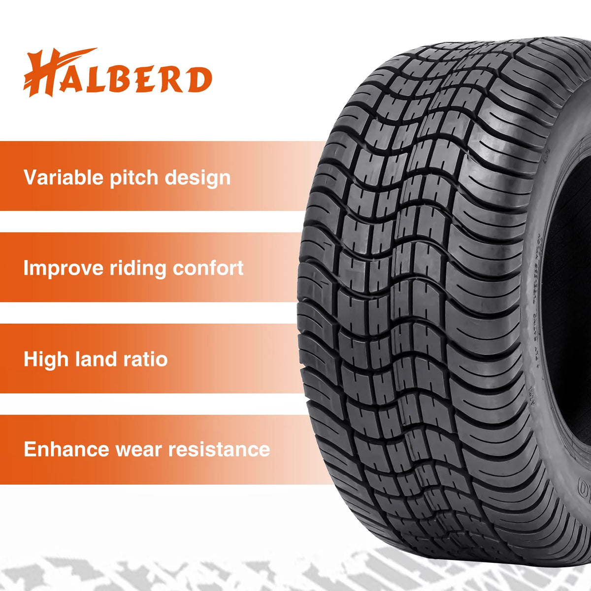 205/50-10 4PLY Golf Cart Tires U52280
