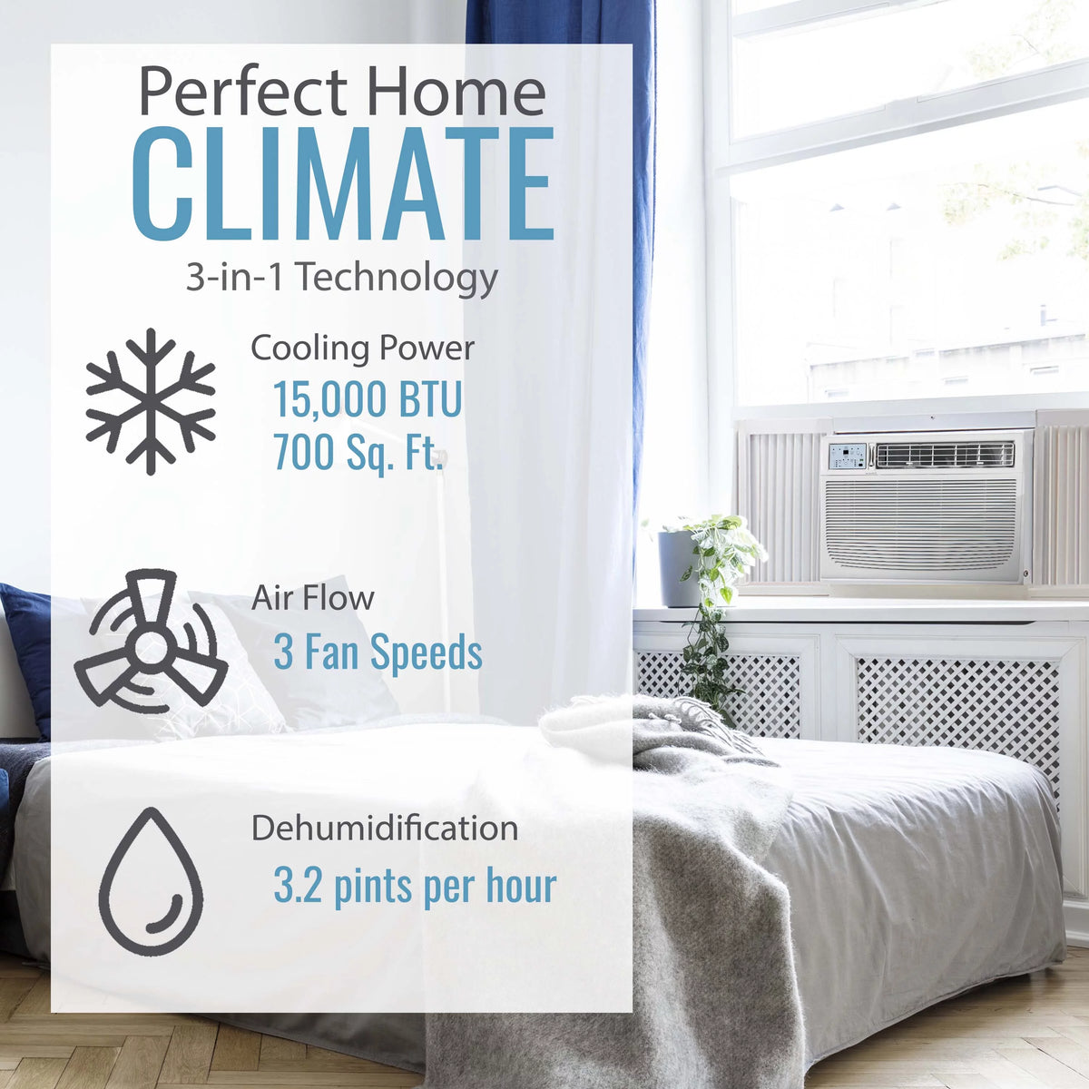 12,000 BTU Window-Mount Air Conditioner with LCD Remote Control S113627