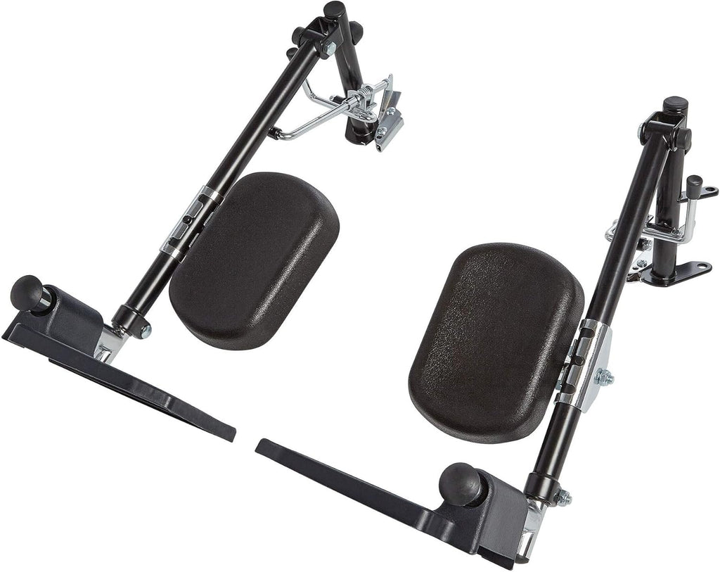 Swing-Away Leg Rests with Plastic Footplates and Padded Calf Pads X200722