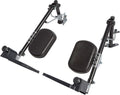 Swing-Away Leg Rests with Plastic Footplates and Padded Calf Pads X200722