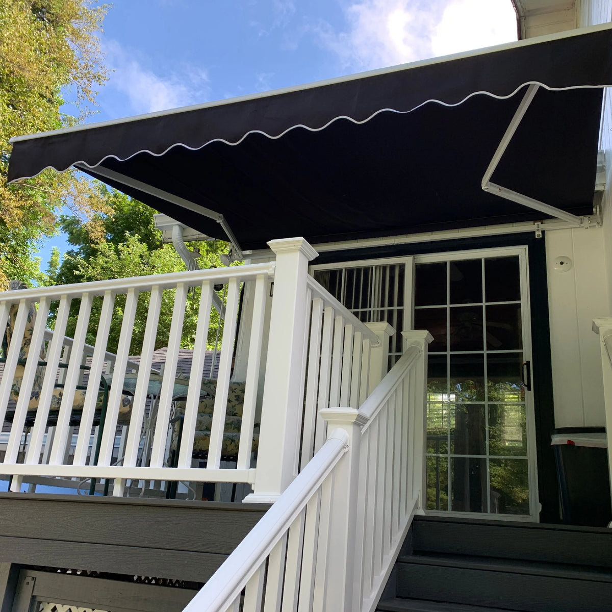 20' x 10' Retractable Motorized Patio Awning Q9229