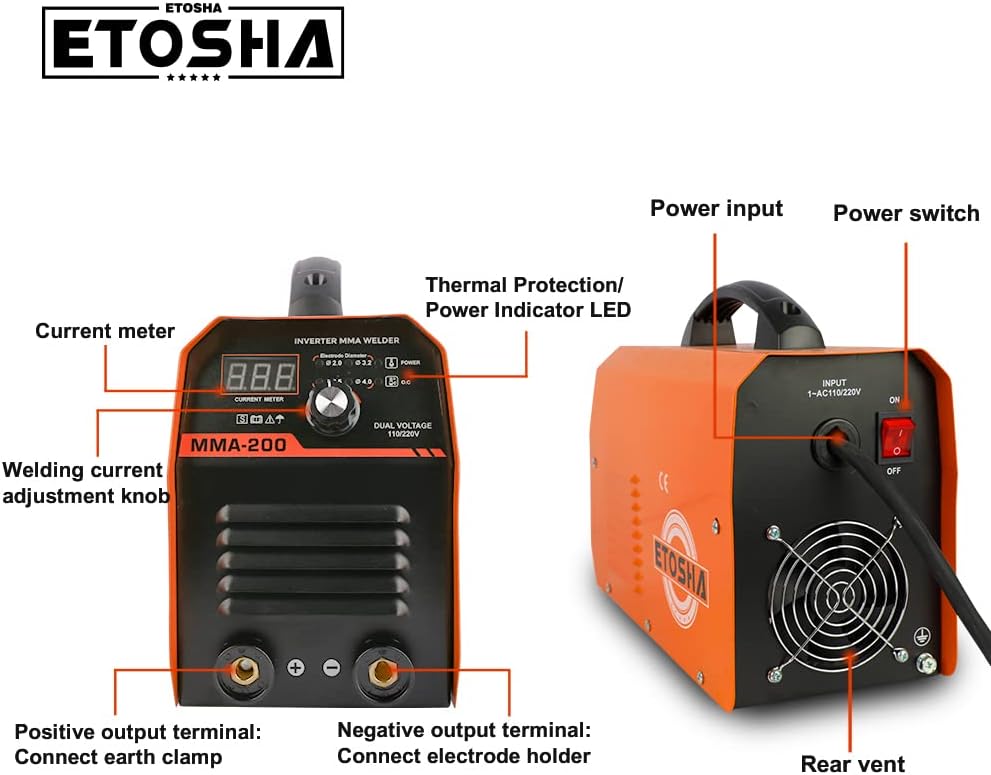 110/220V 200Amp MMA ARC Stick Welding Machine Q905